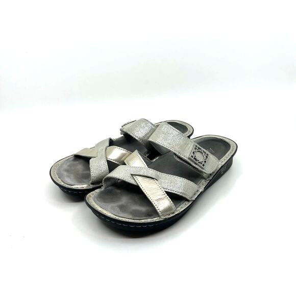 Alegria Victoriah Ivory Sheen Women's Sandals 6 US - Picture 3 of 10